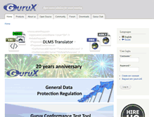 Tablet Screenshot of gurux.fi